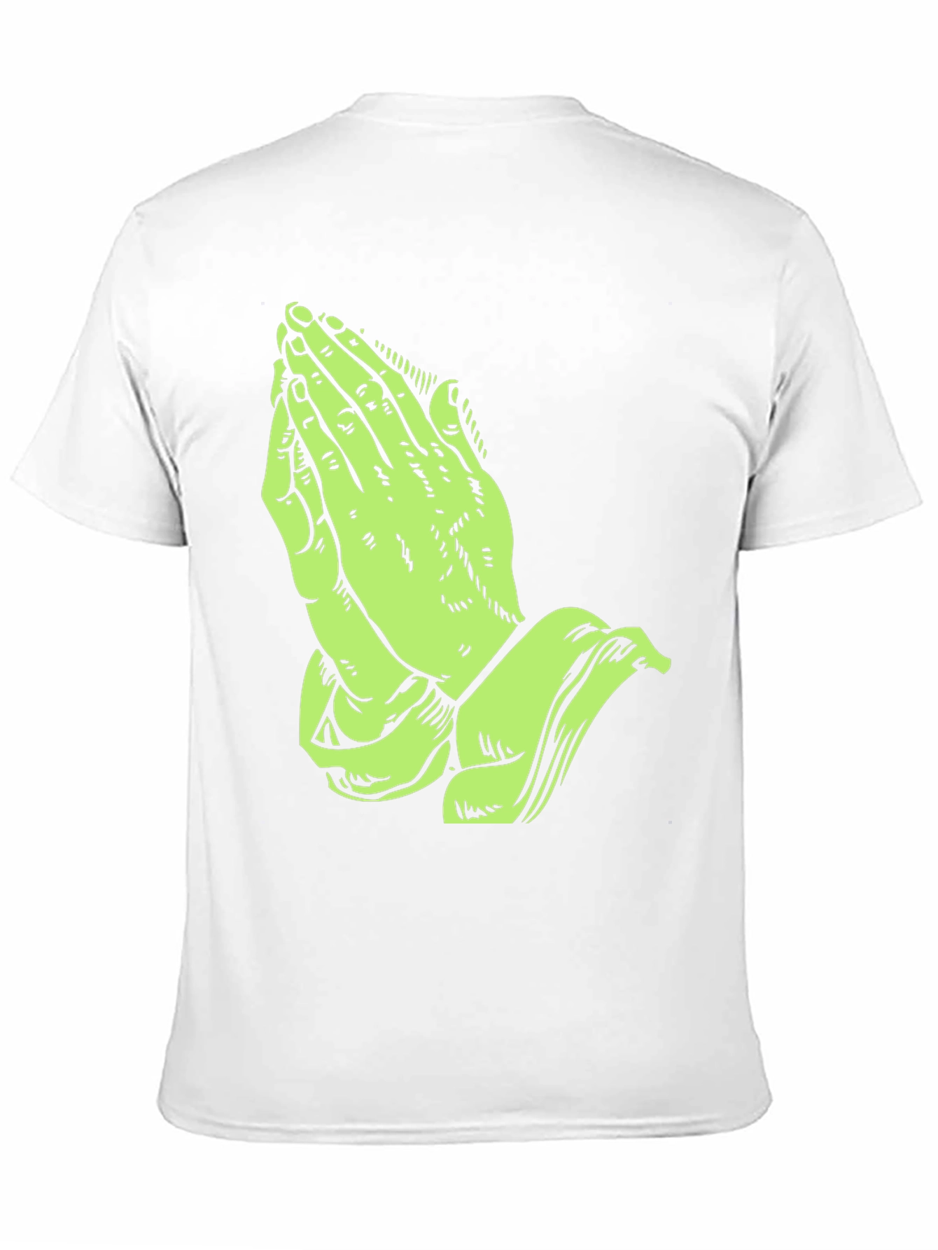 Praying Hands Graphic Print T-Shirt