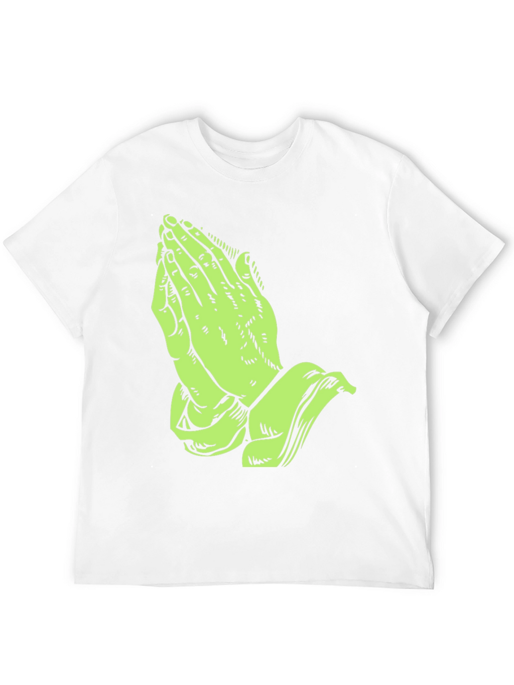 Praying Hands Graphic Print T-Shirt