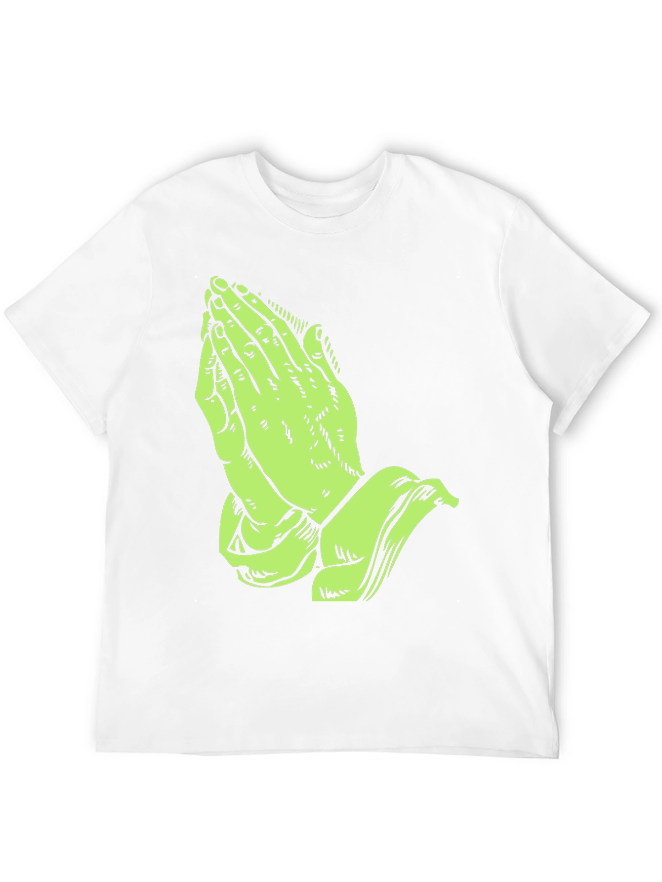 Praying Hands Graphic Print T-Shirt