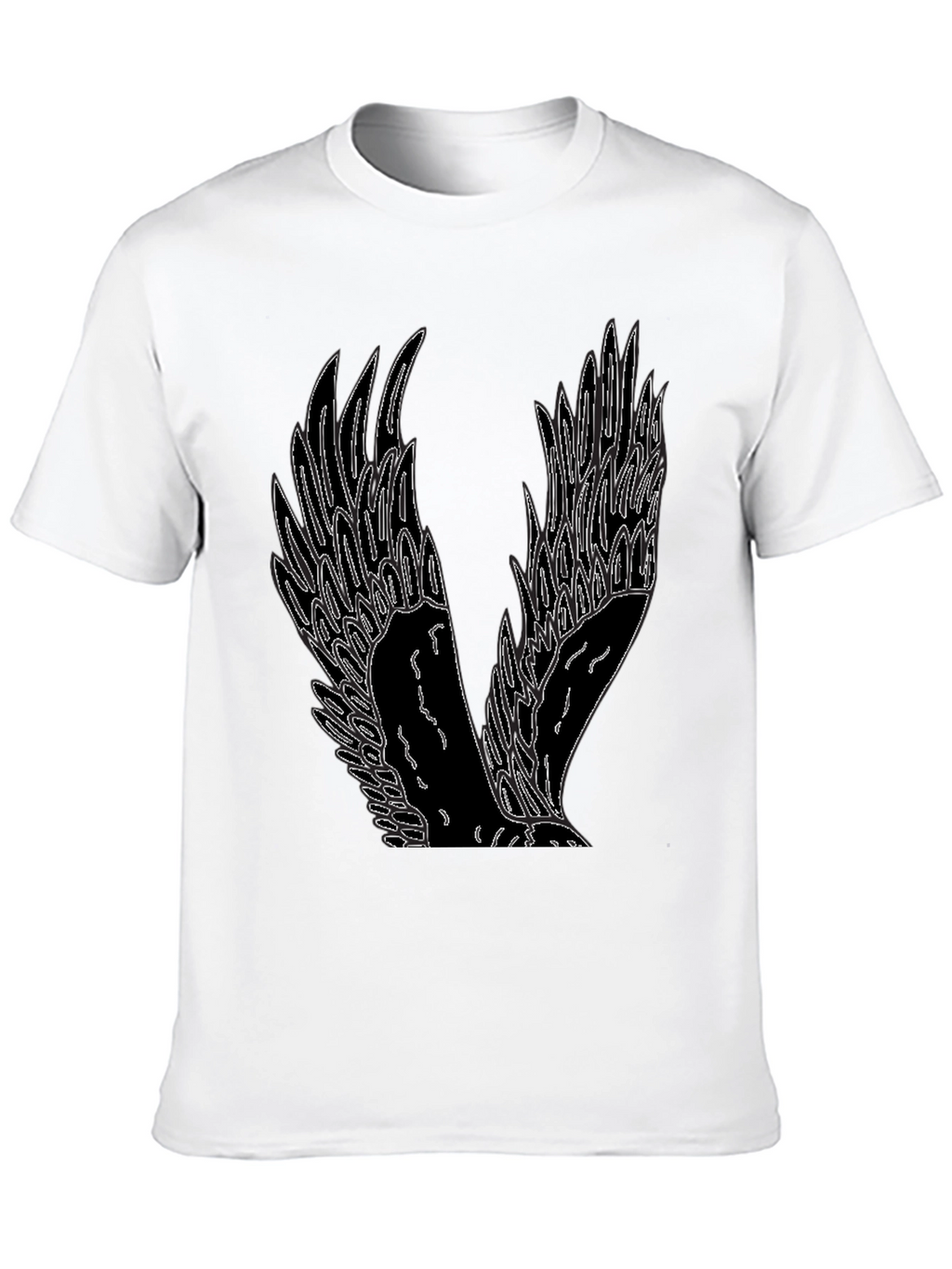 Winged Graphic Tee - Mens Black T-Shirt