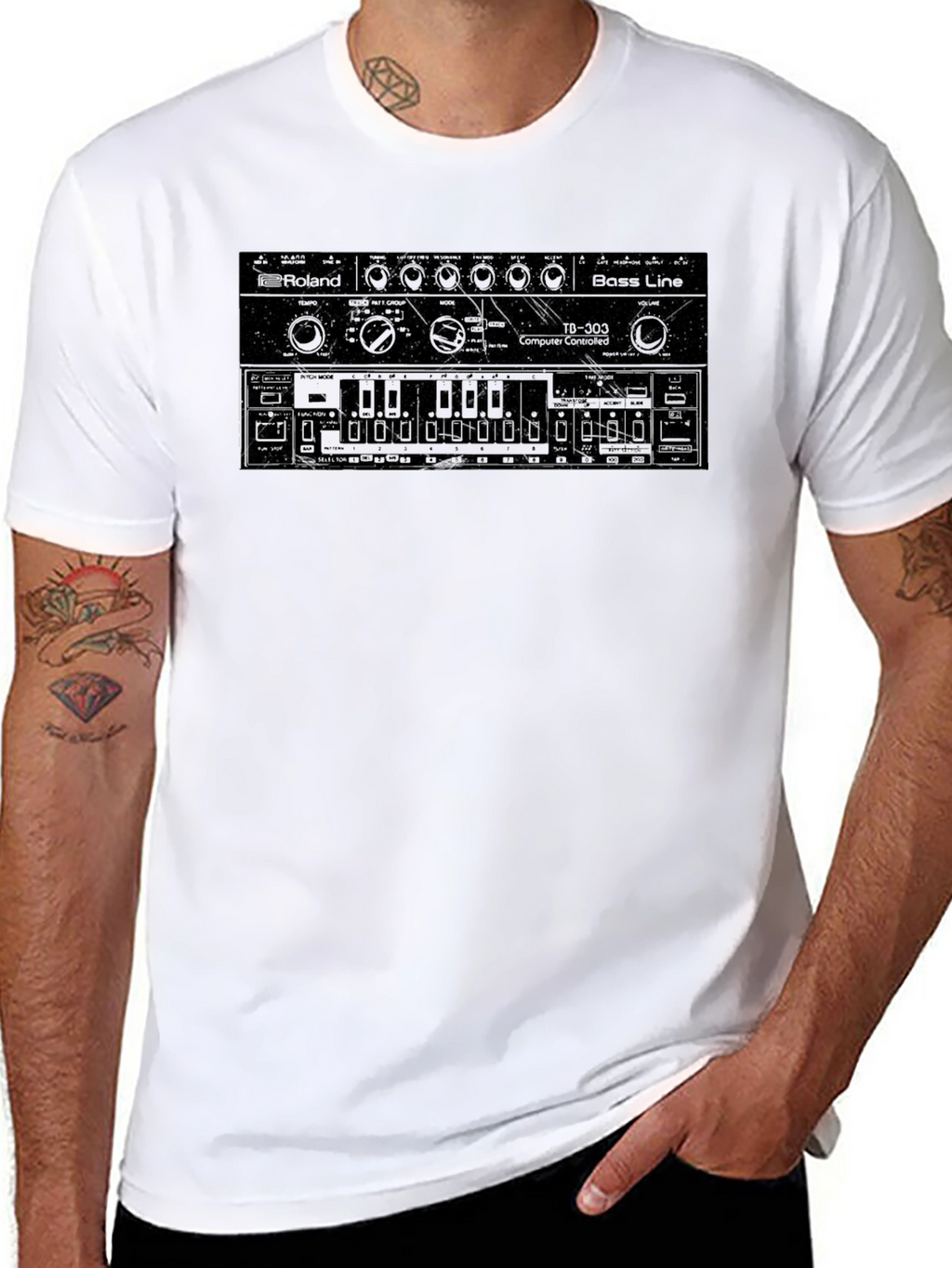 Roland TB-303 Bass Line T-Shirt