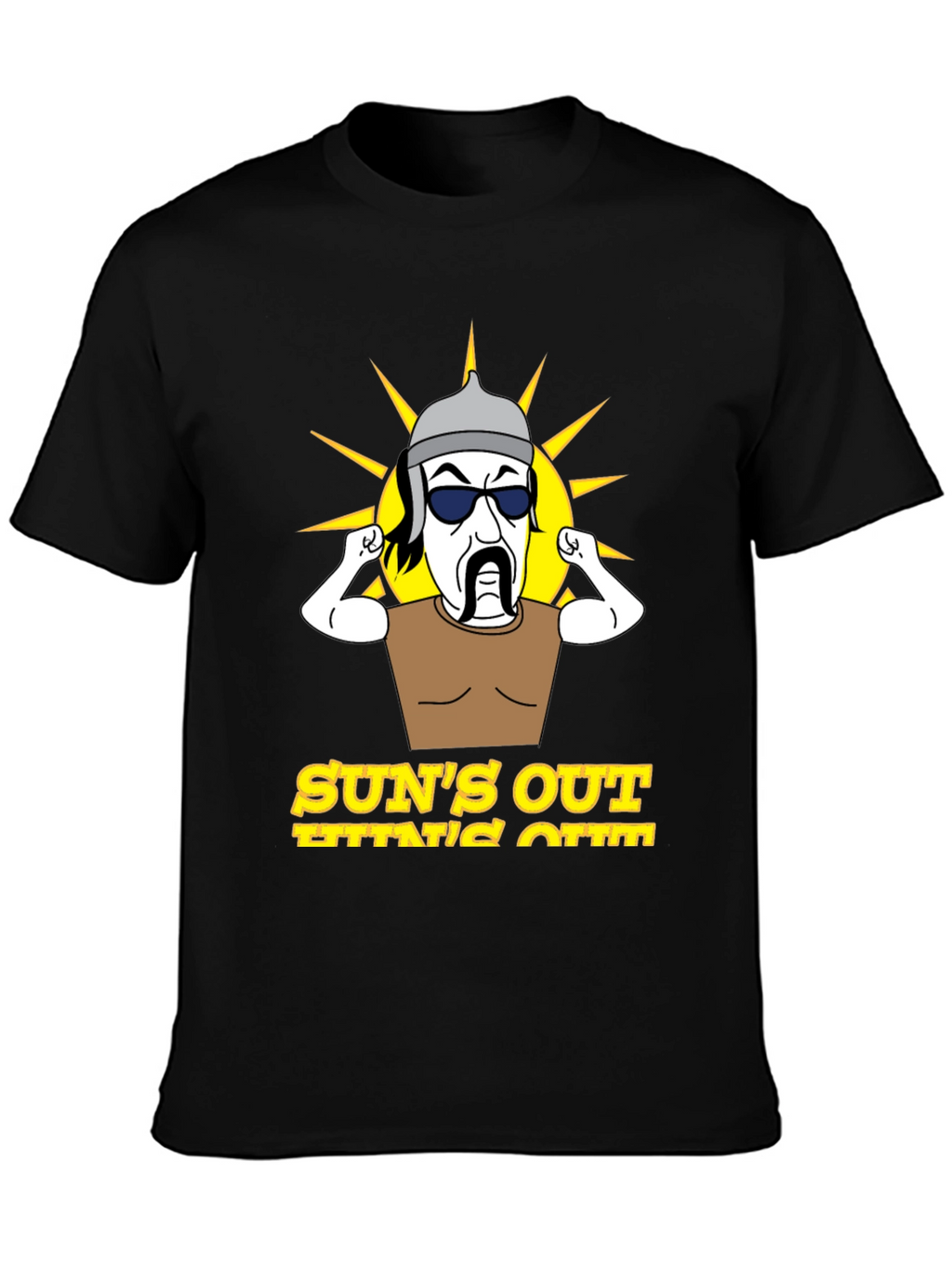 Suns Out Guns Out Mens Graphic Tee