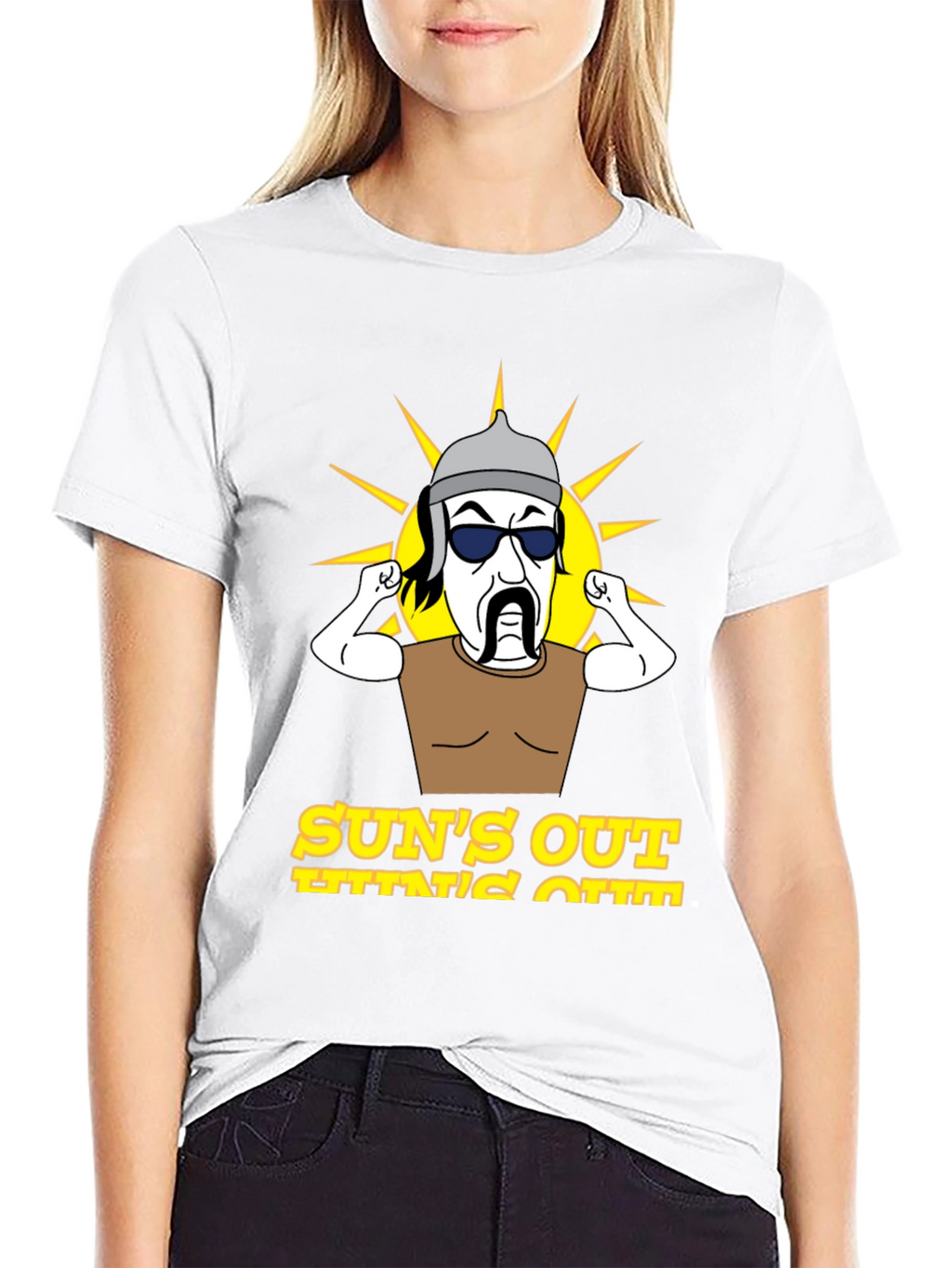 Suns Out Guns Out Mens Graphic Tee