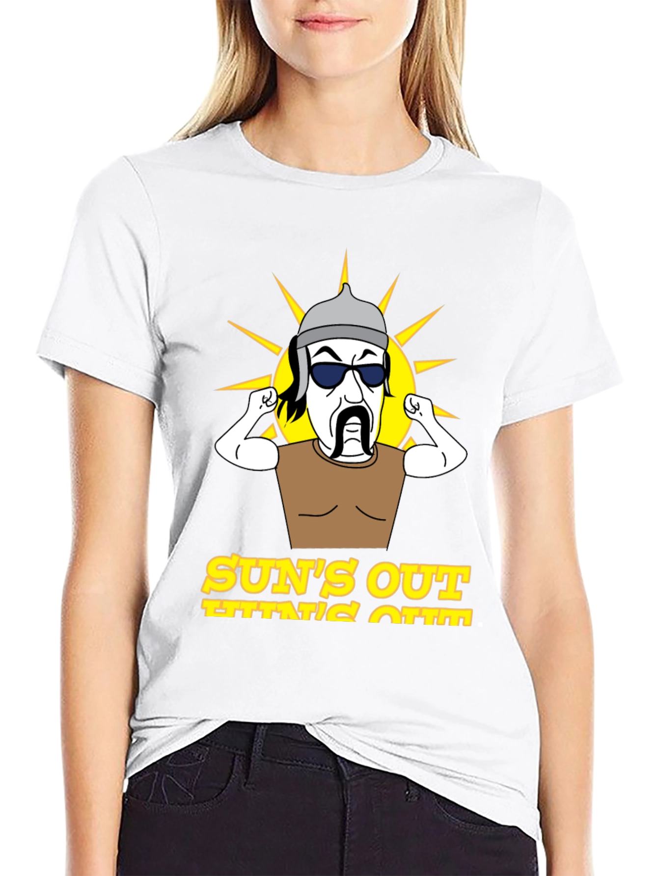 Suns Out Guns Out Mens Graphic Tee