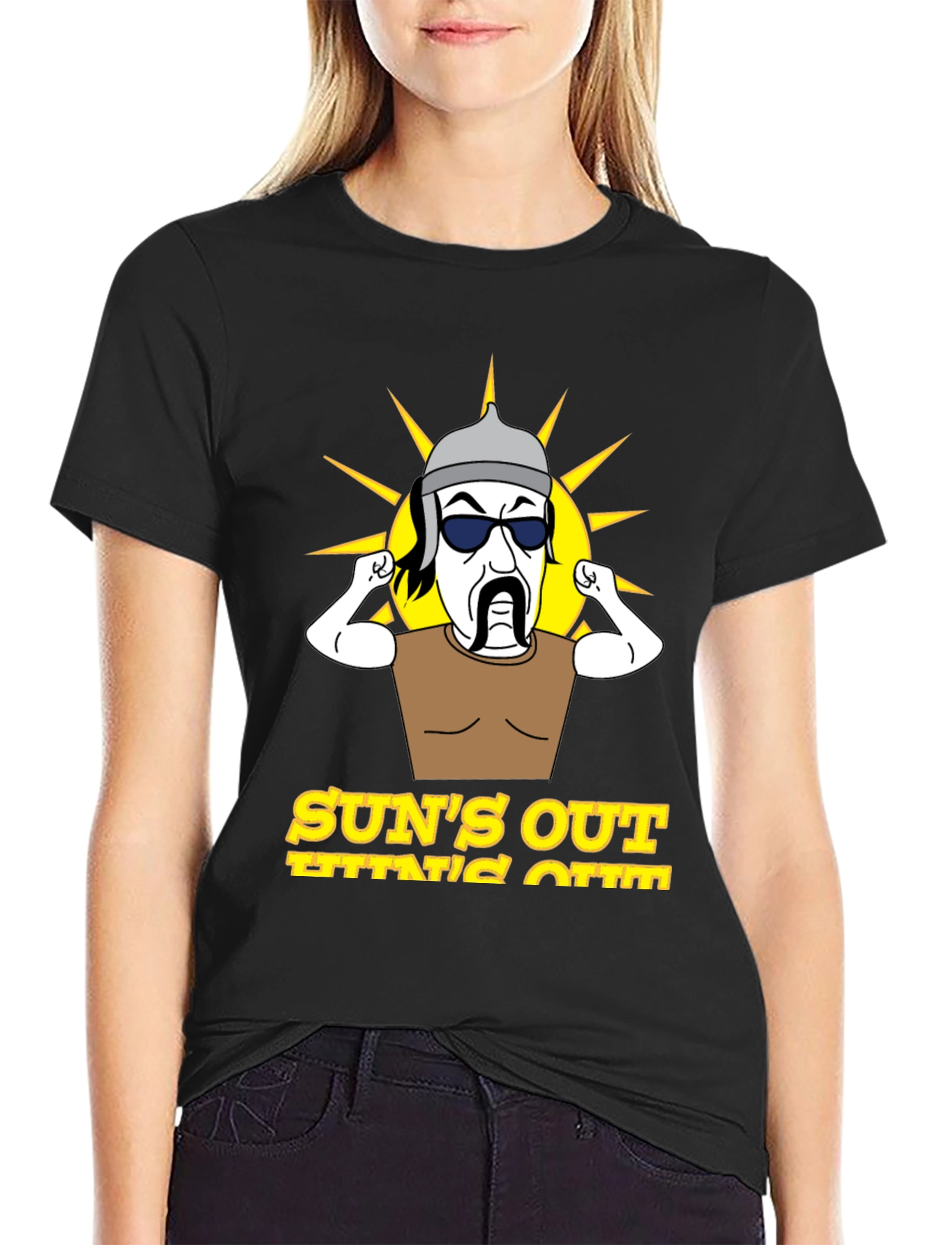 Suns Out Guns Out Mens Graphic Tee