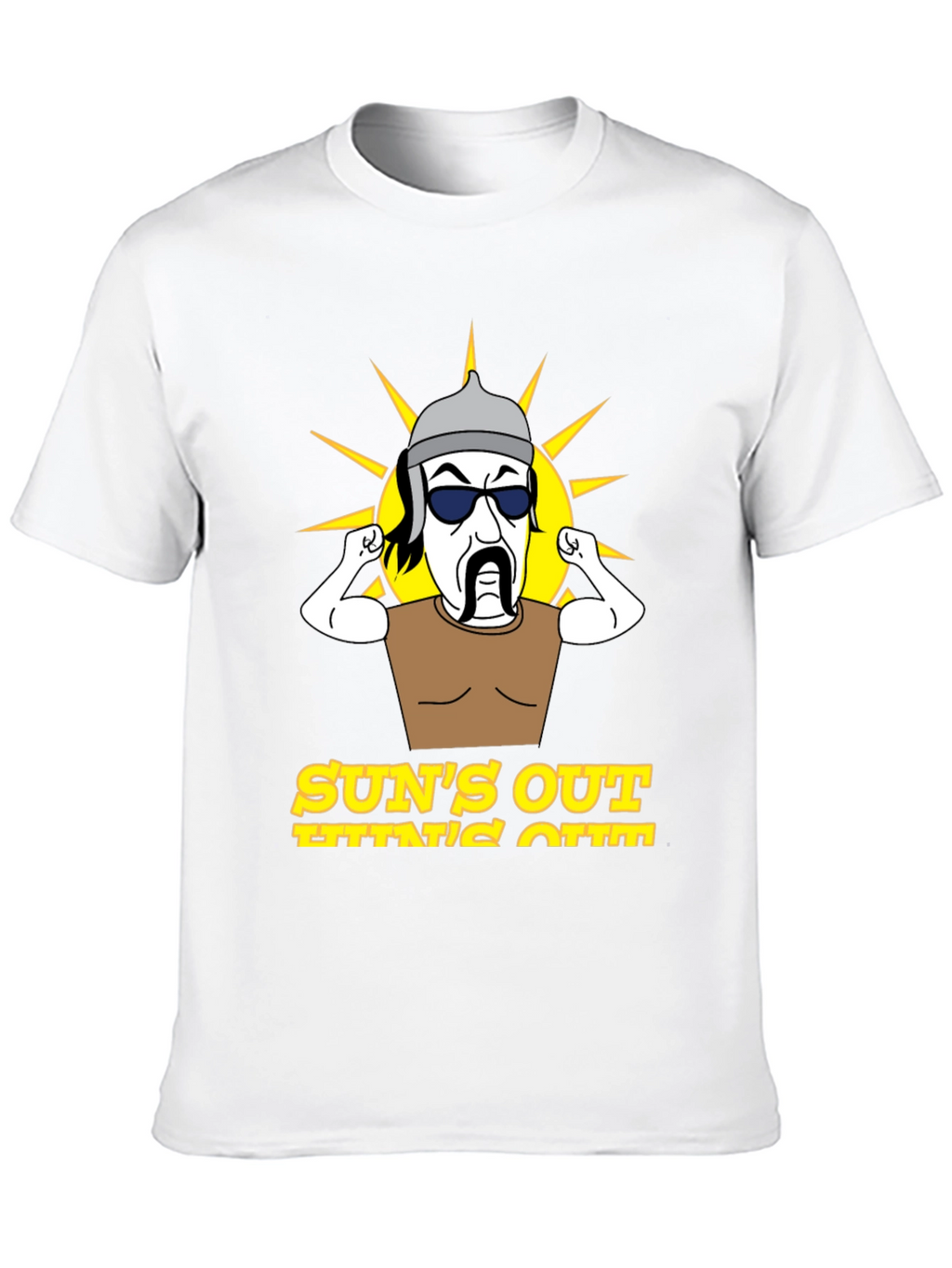Suns Out Guns Out Mens Graphic Tee