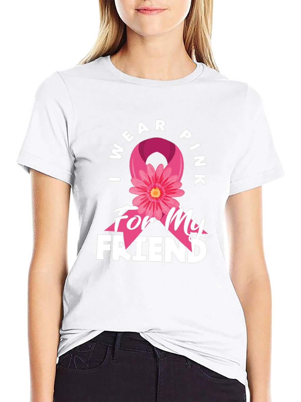 I Wear Pink For My Friend T-Shirt