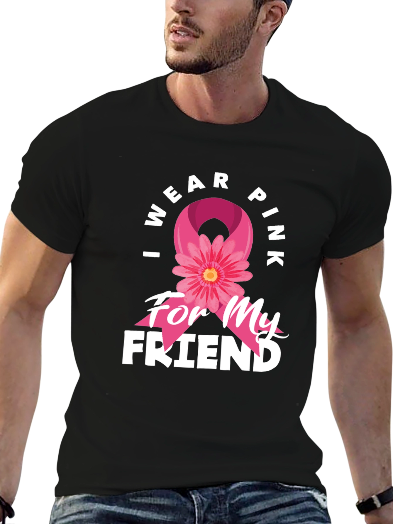 I Wear Pink For My Friend T-Shirt