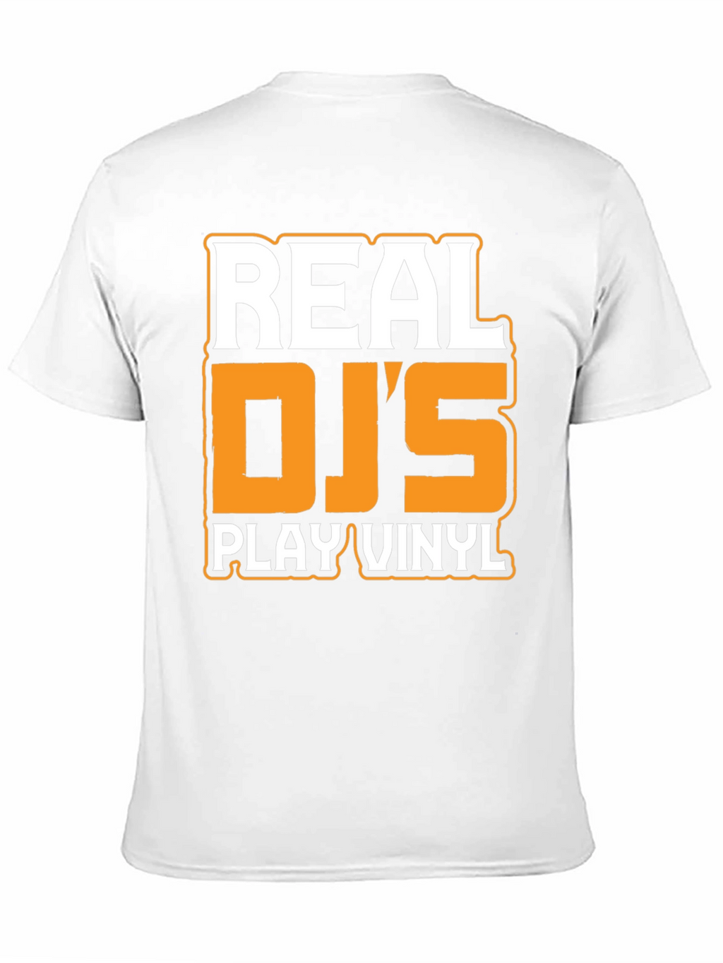 Real DJs Play Vinyl Black Graphic Tee