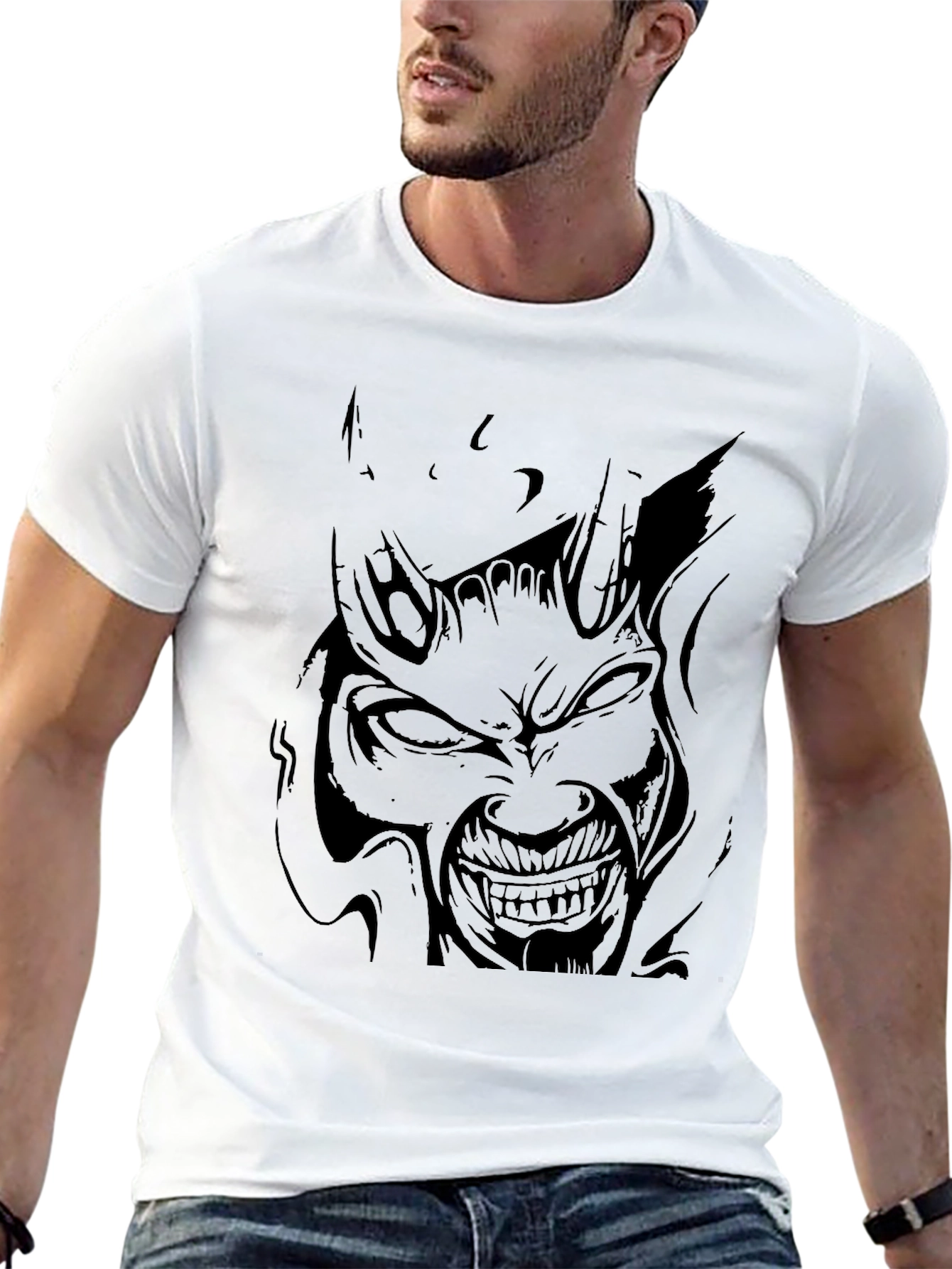 Demon Graphic Black T-Shirt