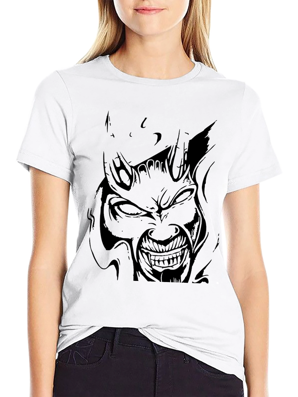 Demon Graphic Black T-Shirt