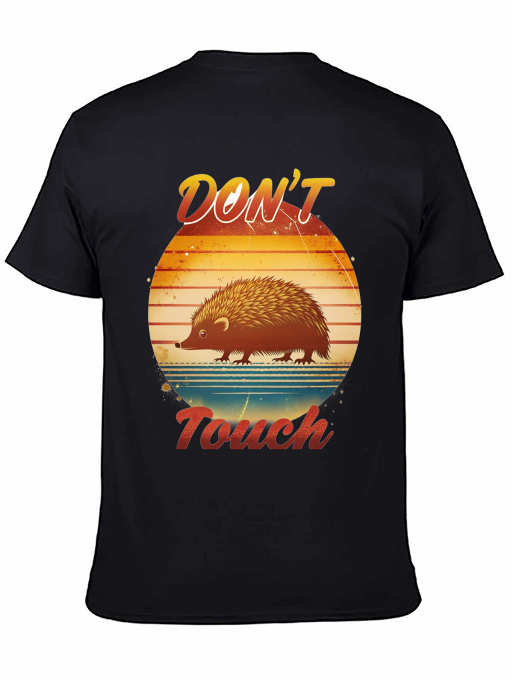 Dont Touch Hedgehog Graphic T-Shirt