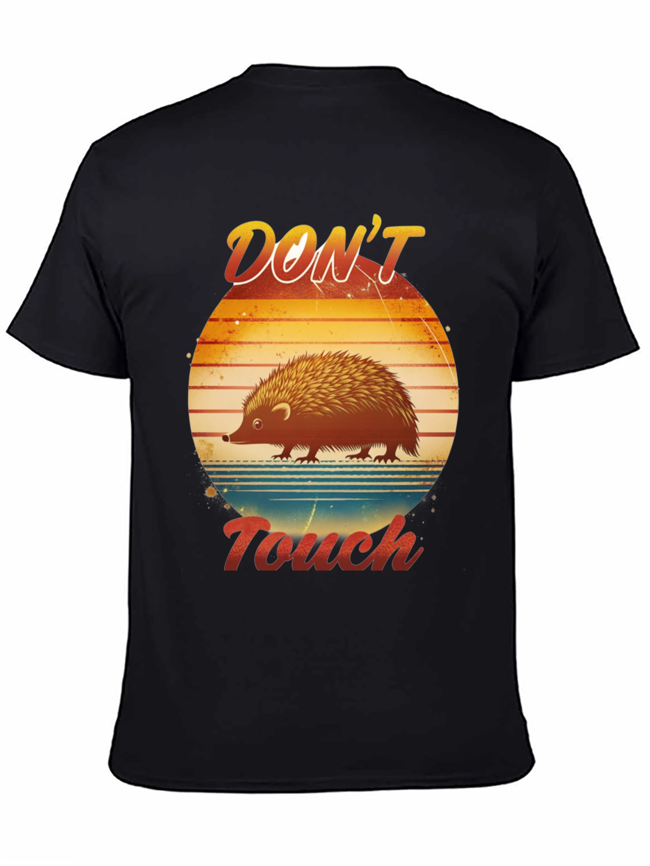 Dont Touch Hedgehog Graphic T-Shirt