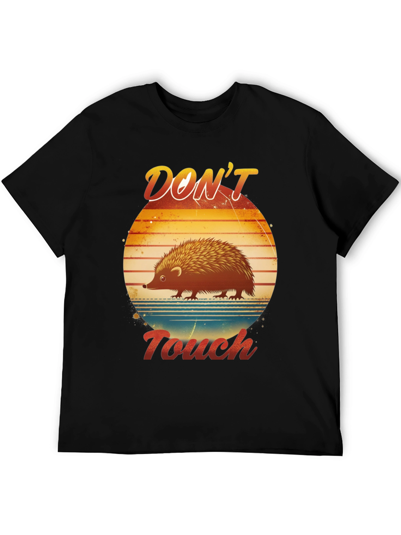 Dont Touch Hedgehog Graphic T-Shirt