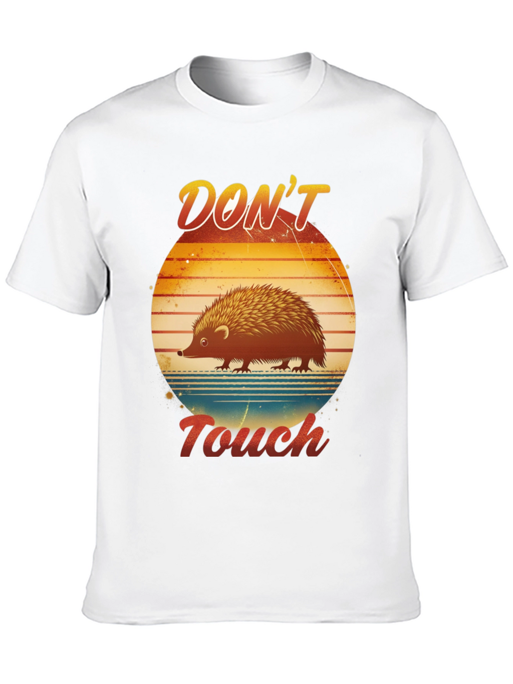 Dont Touch Hedgehog Graphic T-Shirt