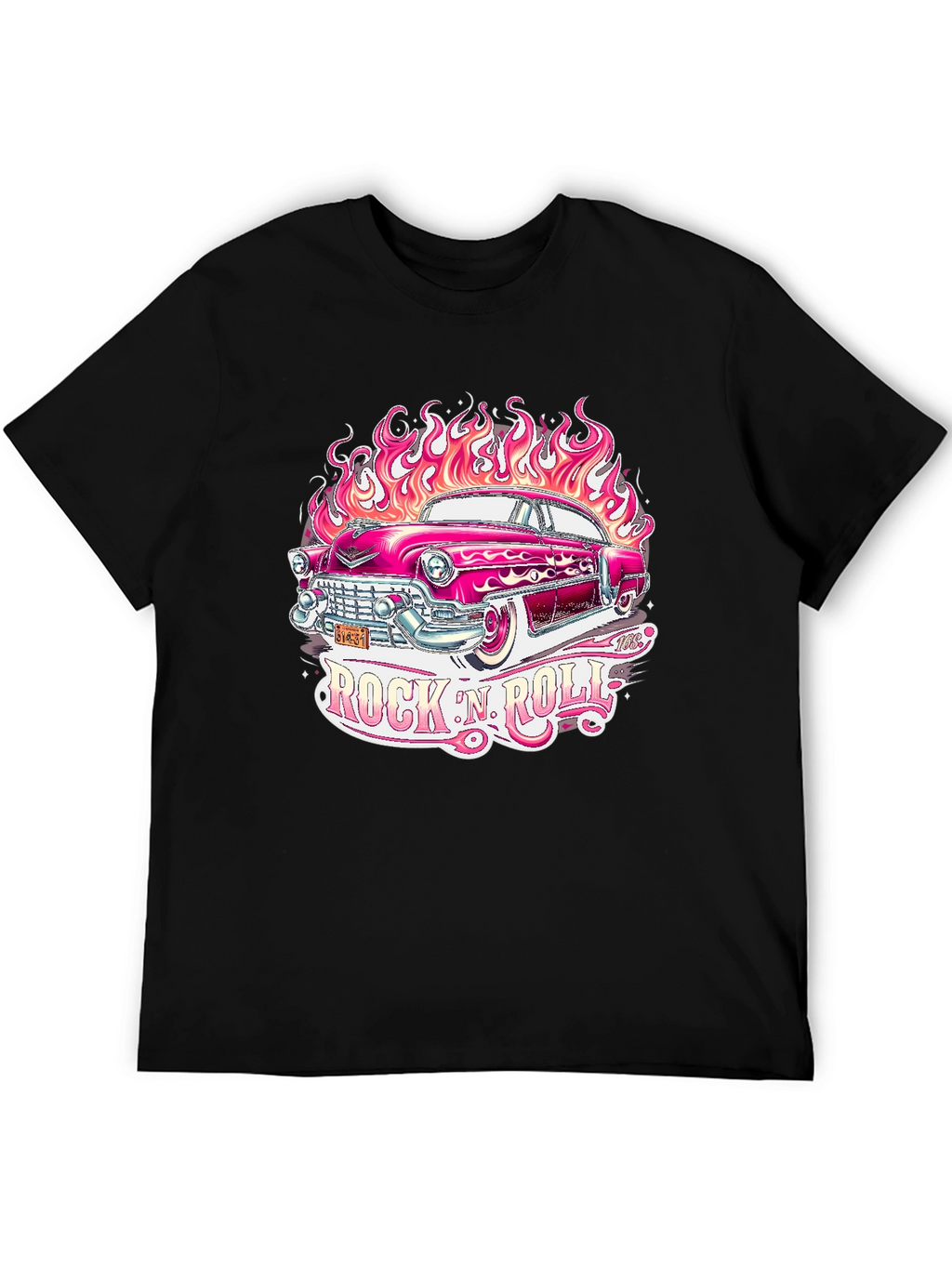 Rock N Roll Hot Rod T-Shirt
