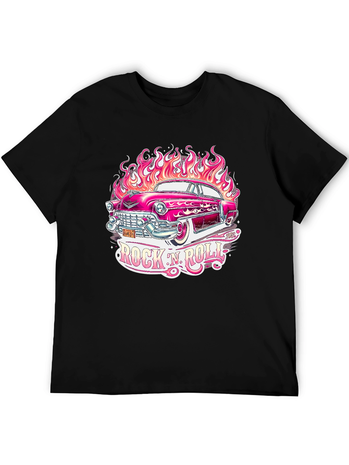 Rock N Roll Hot Rod T-Shirt