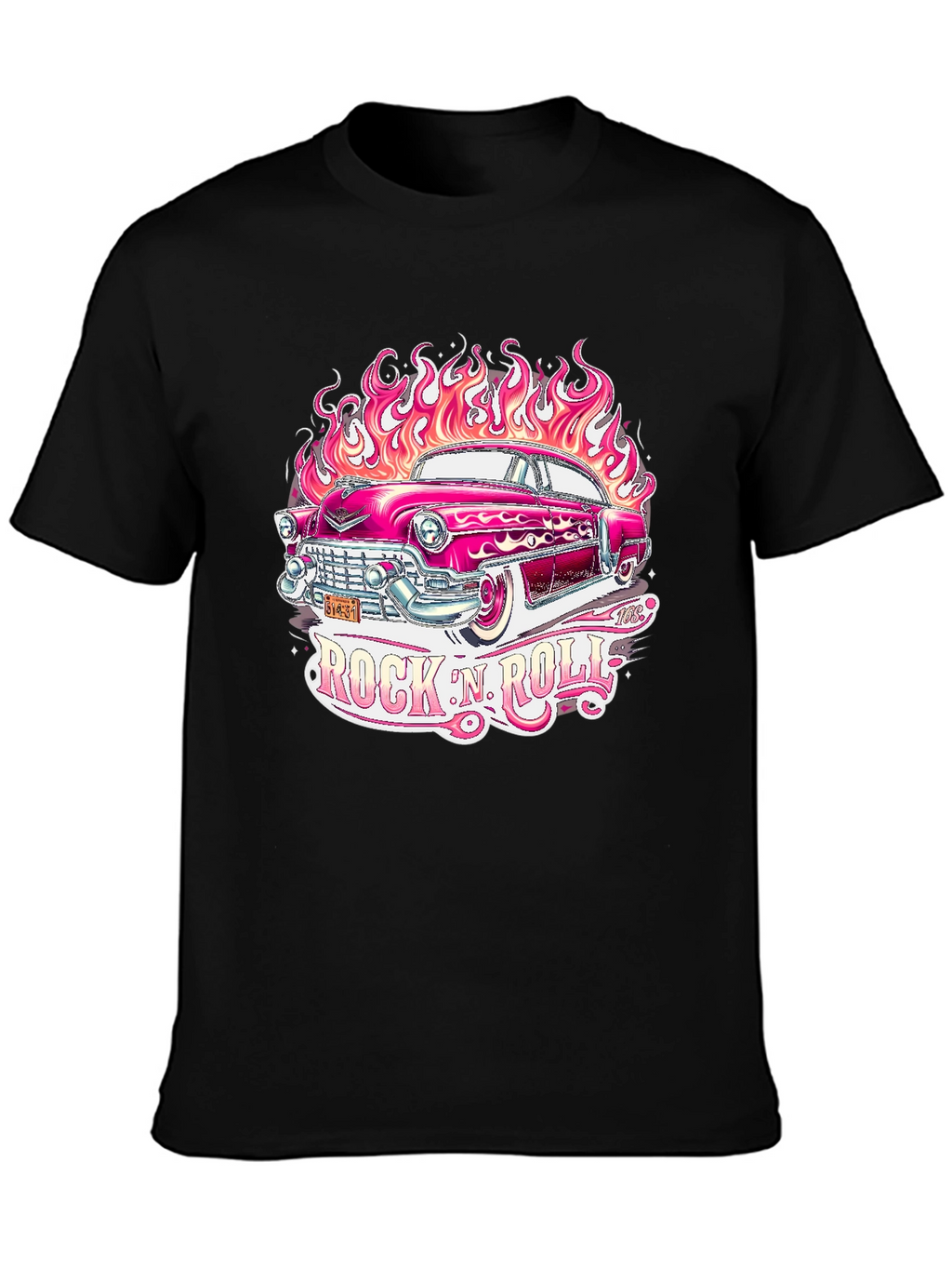 Rock N Roll Hot Rod T-Shirt