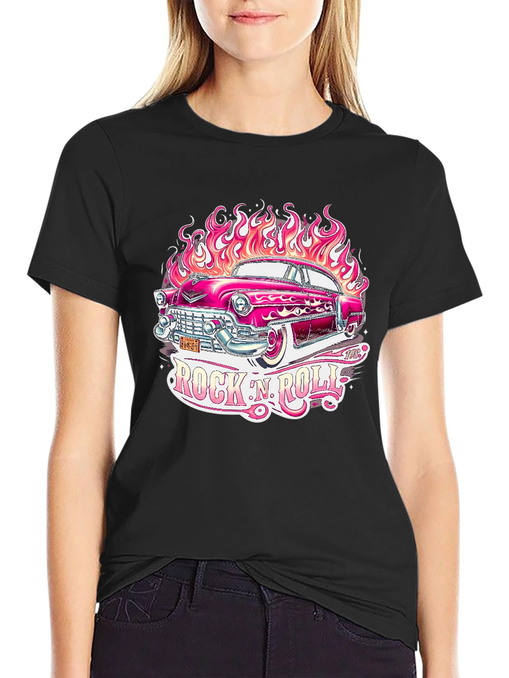 Rock N Roll Hot Rod T-Shirt