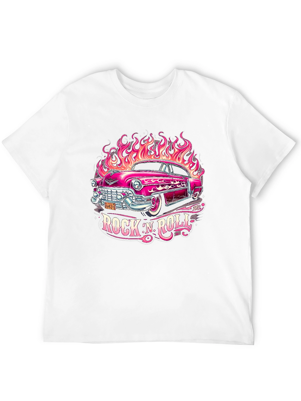 Rock N Roll Hot Rod T-Shirt