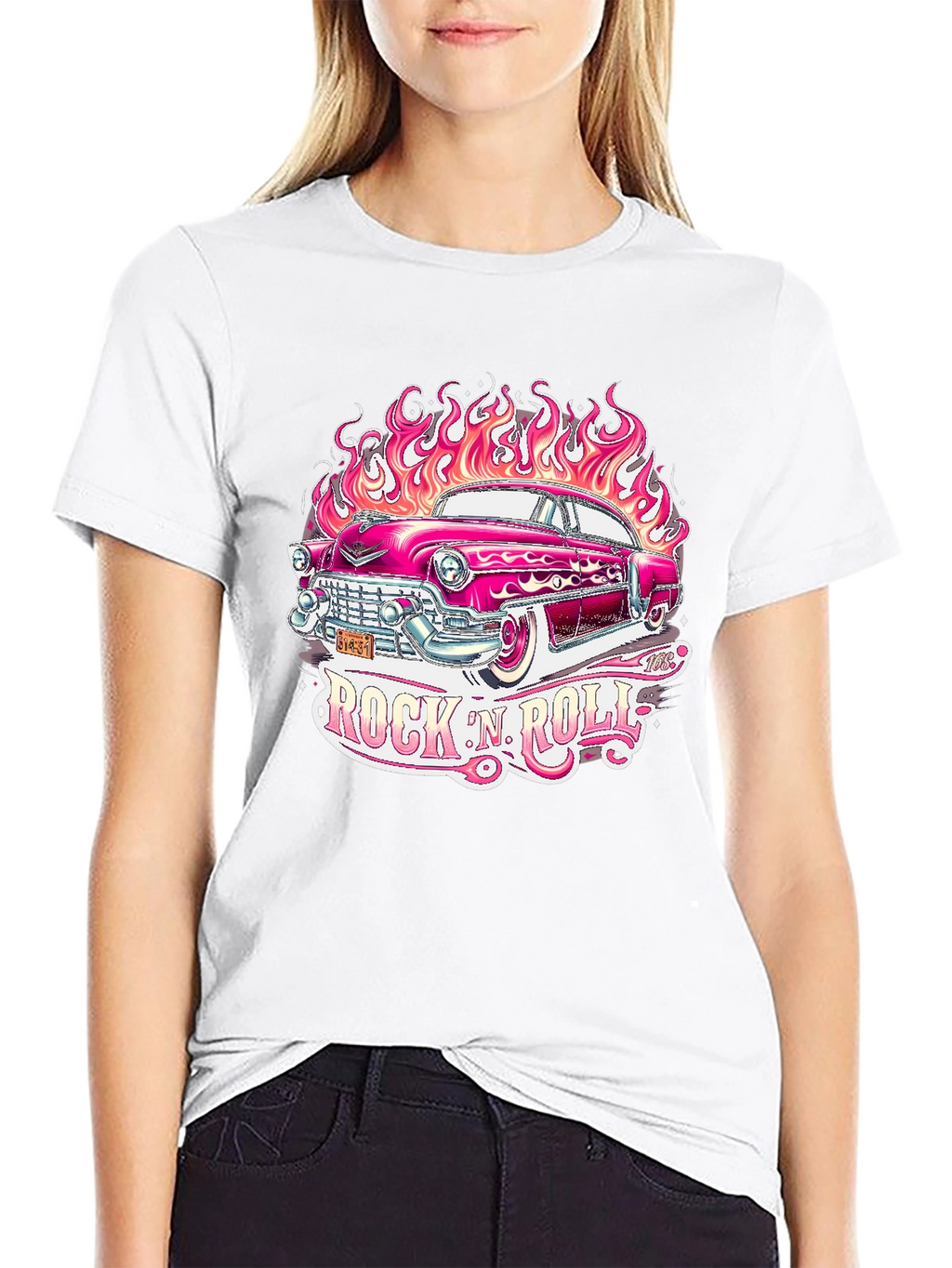 Rock N Roll Hot Rod T-Shirt