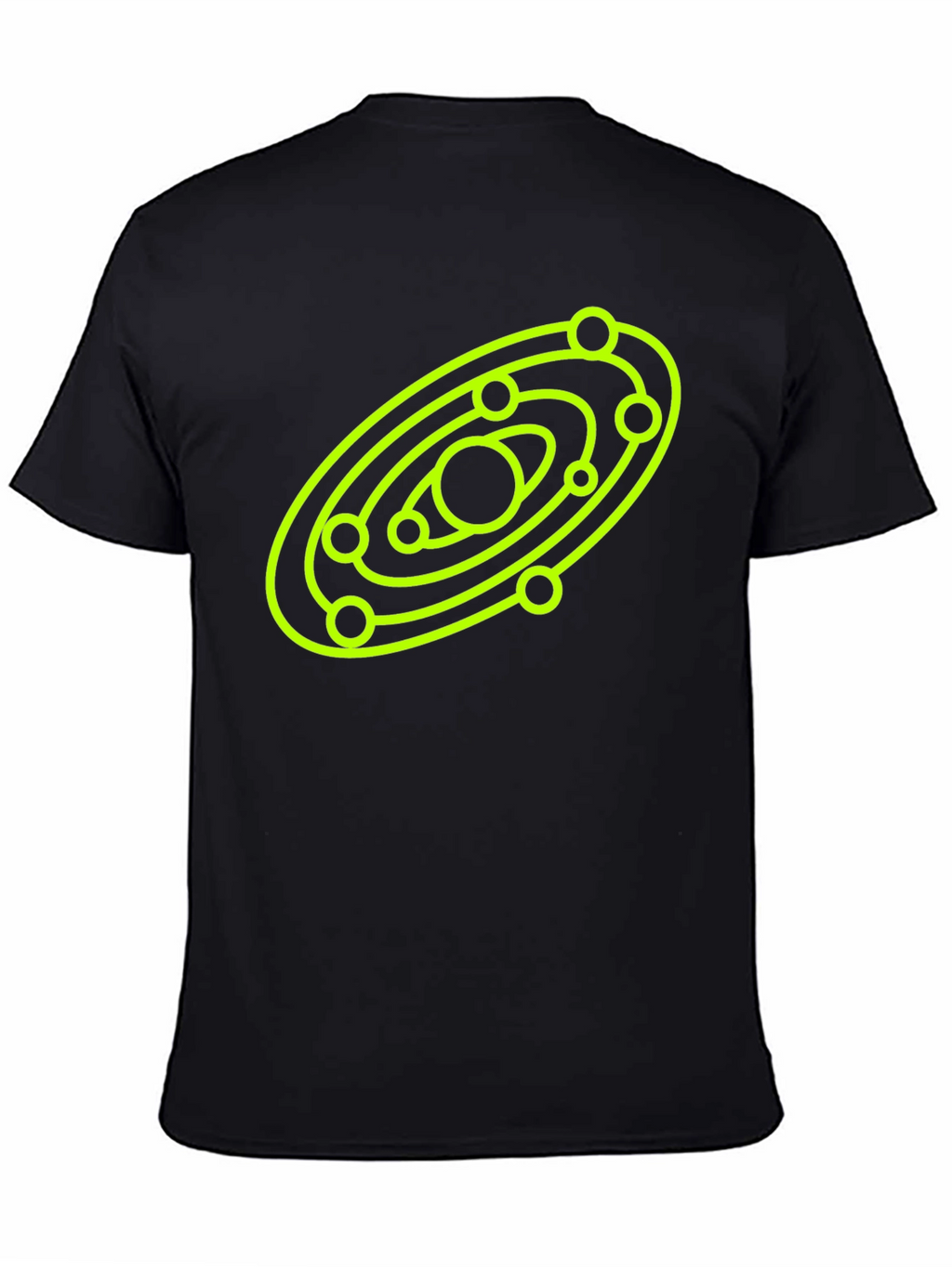 Cosmic Orbit Graphic Tee - Black