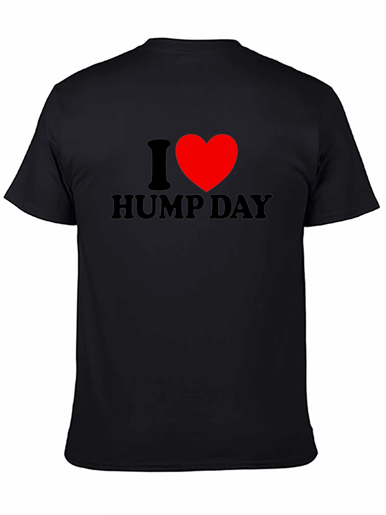 I Heart Hump Day T-Shirt - Black Short Sleeve