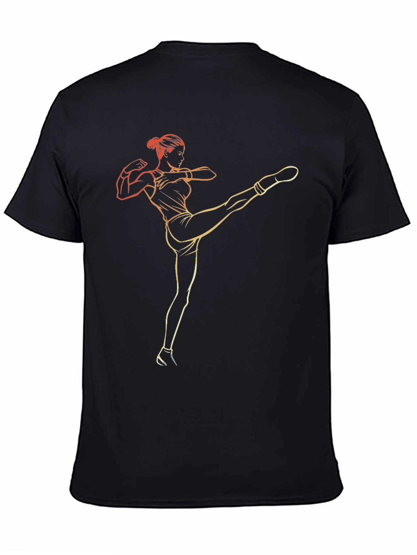Kickboxing Graphic Tee - Womens Fitness Shirt