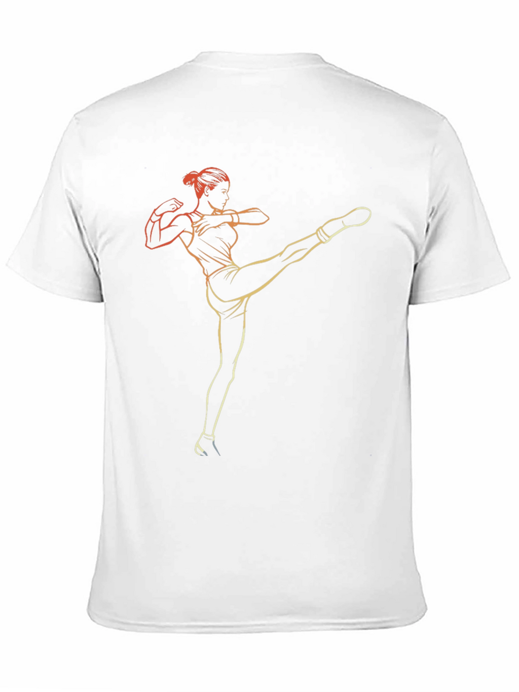 Kickboxing Graphic Tee - Womens Fitness Shirt