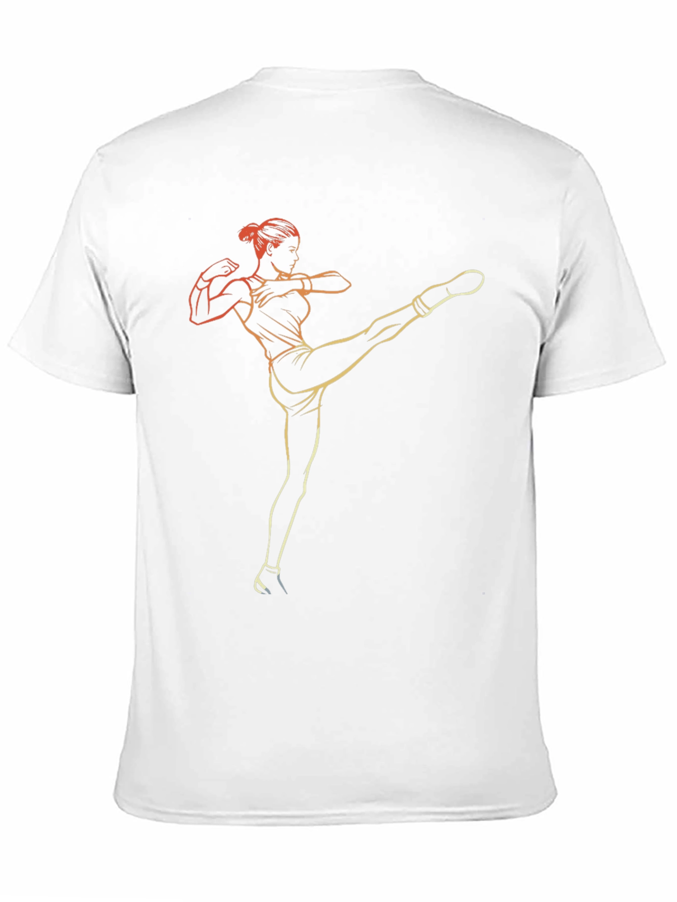 Kickboxing Graphic Tee - Womens Fitness Shirt