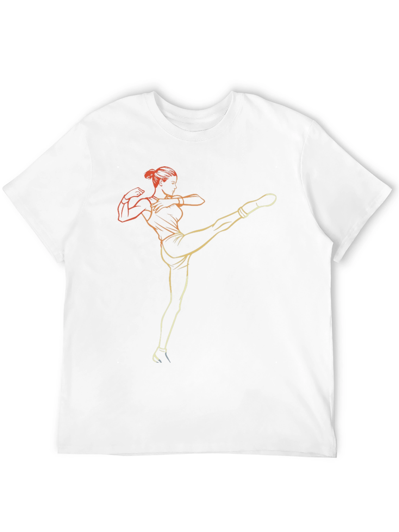 Kickboxing Graphic Tee - Womens Fitness Shirt