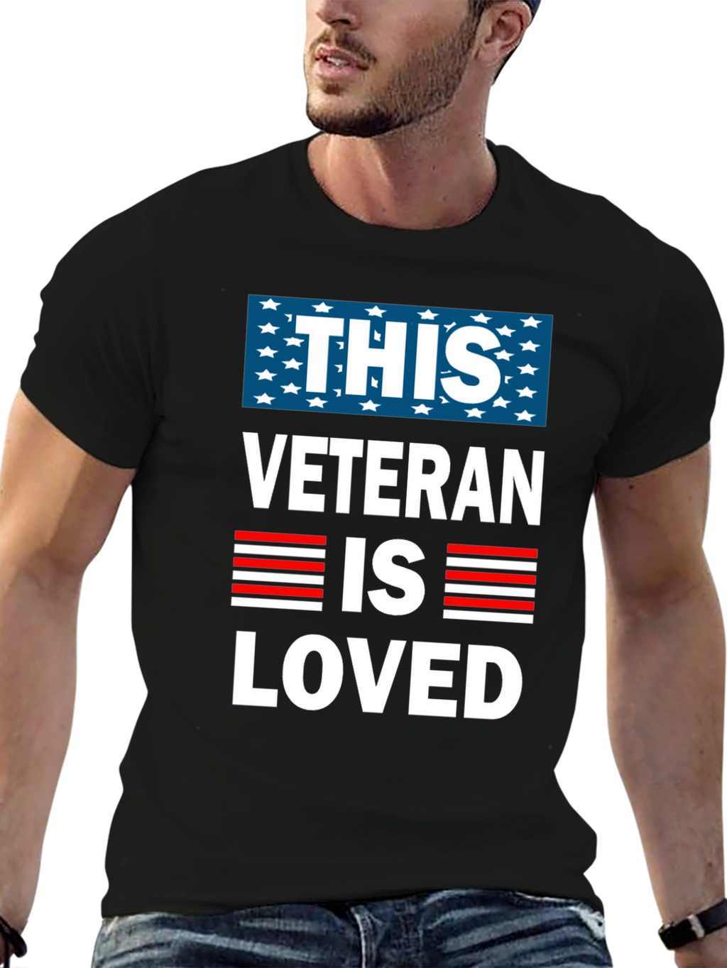 This Veteran Is Loved T-Shirt - Patriotic Design