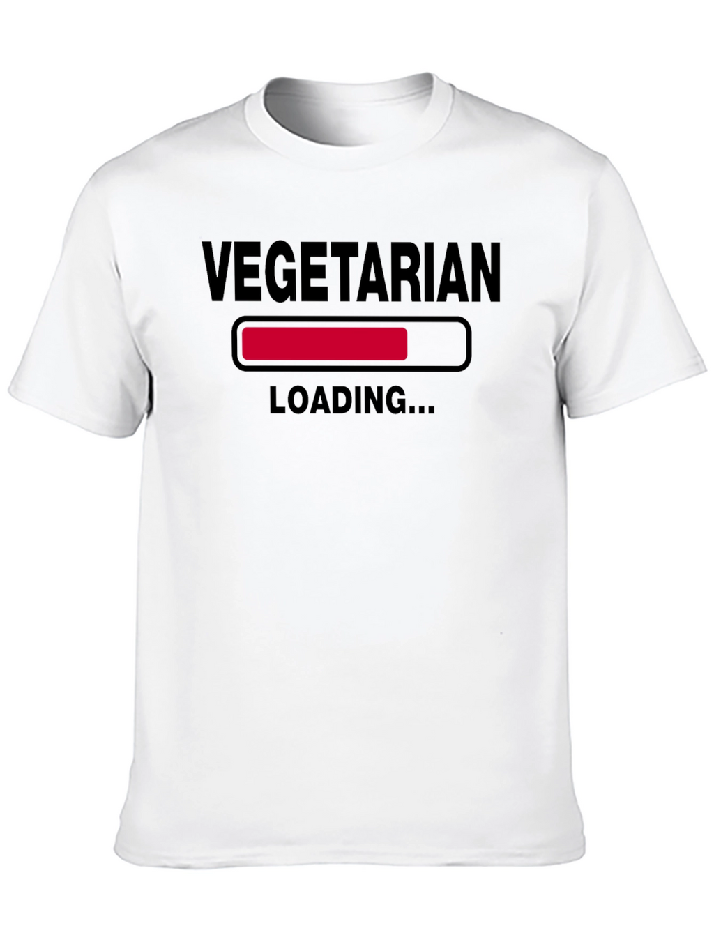 Vegetarian Loading T-Shirt - Funny Vegan Tee