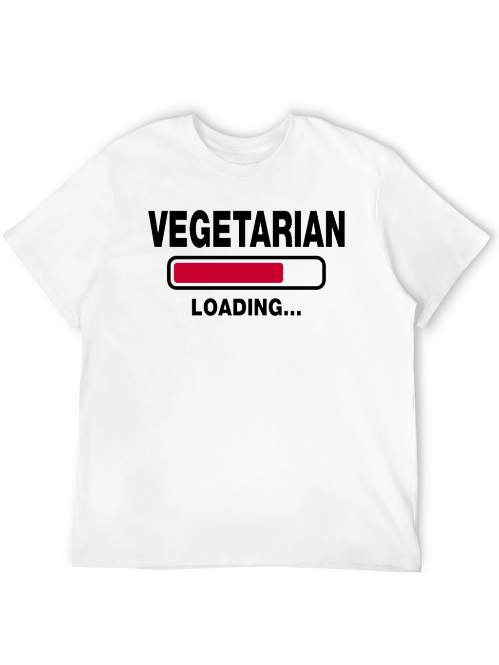 Vegetarian Loading T-Shirt - Funny Vegan Tee
