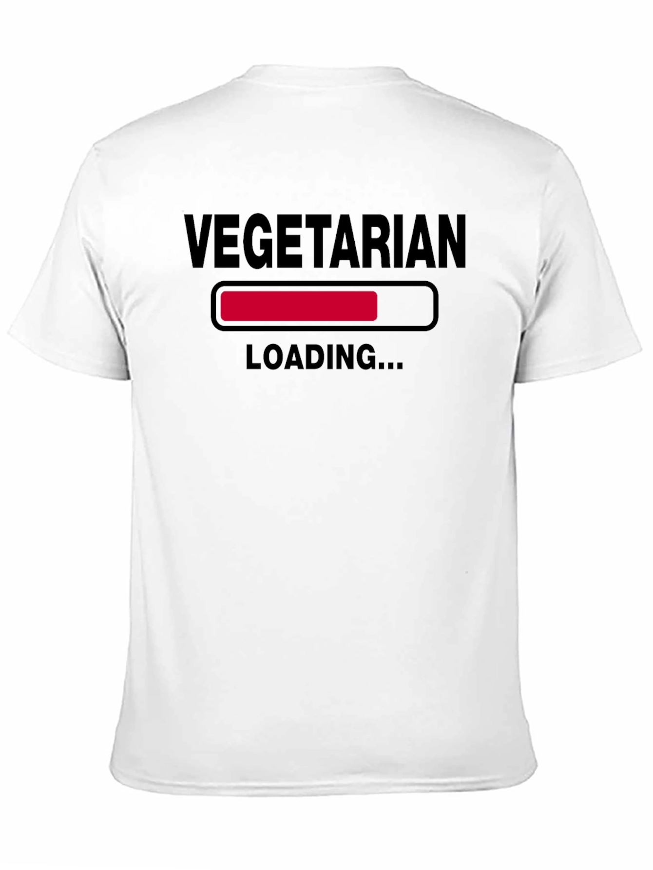 Vegetarian Loading T-Shirt - Funny Vegan Tee