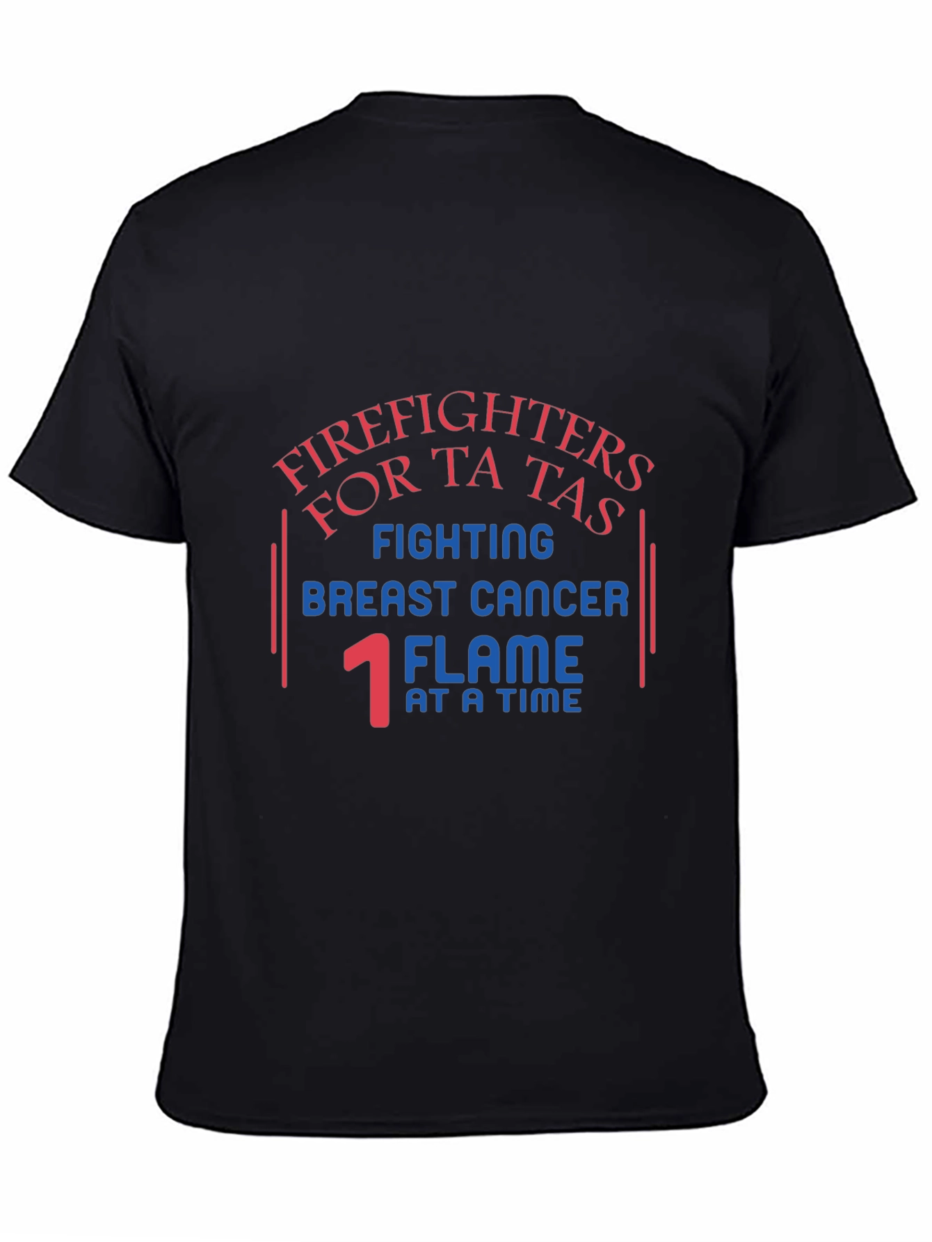 Firefighters for Ta Tas Breast Cancer Awareness T-Shirt
