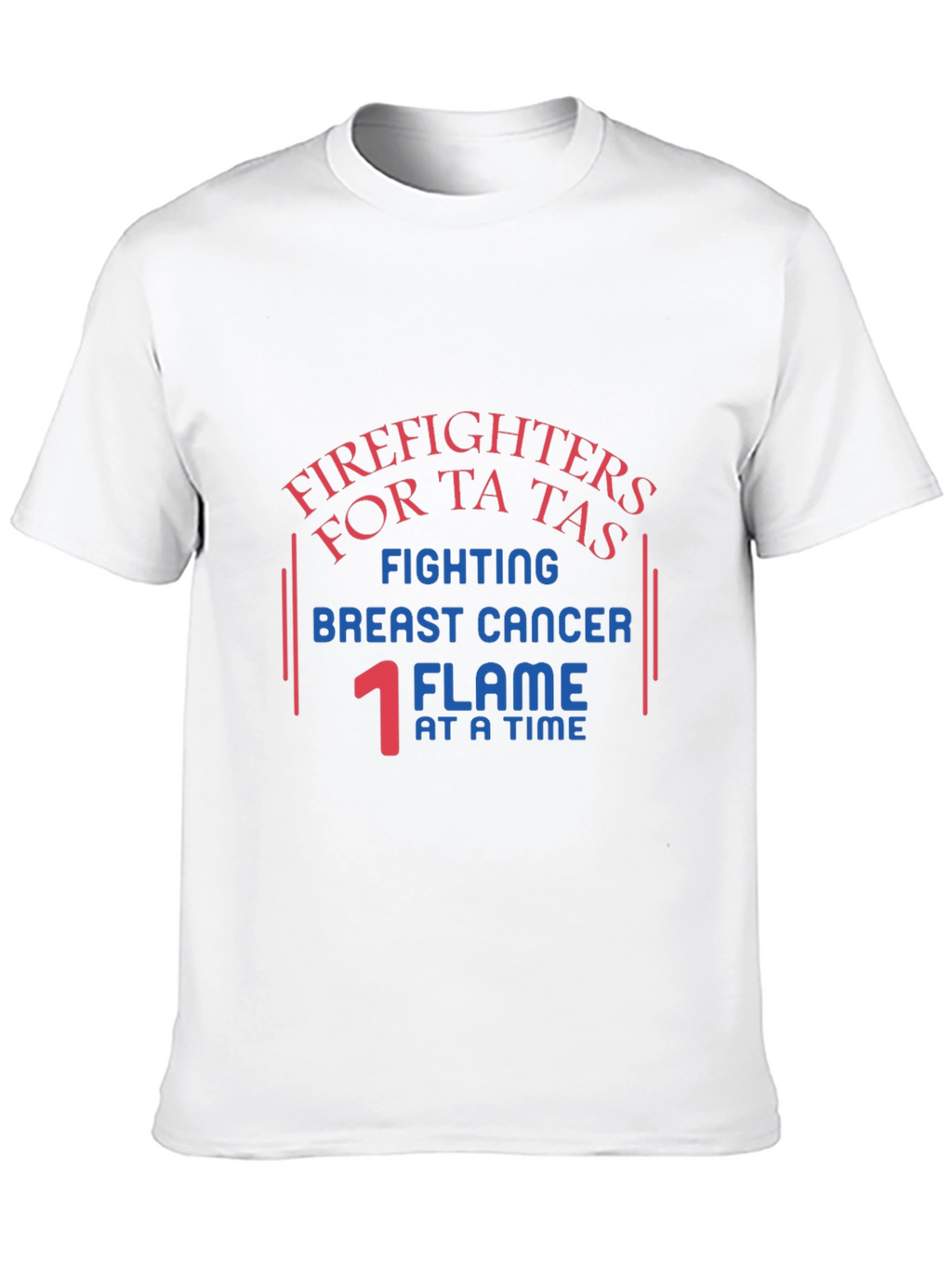Firefighters for Ta Tas Breast Cancer Awareness T-Shirt
