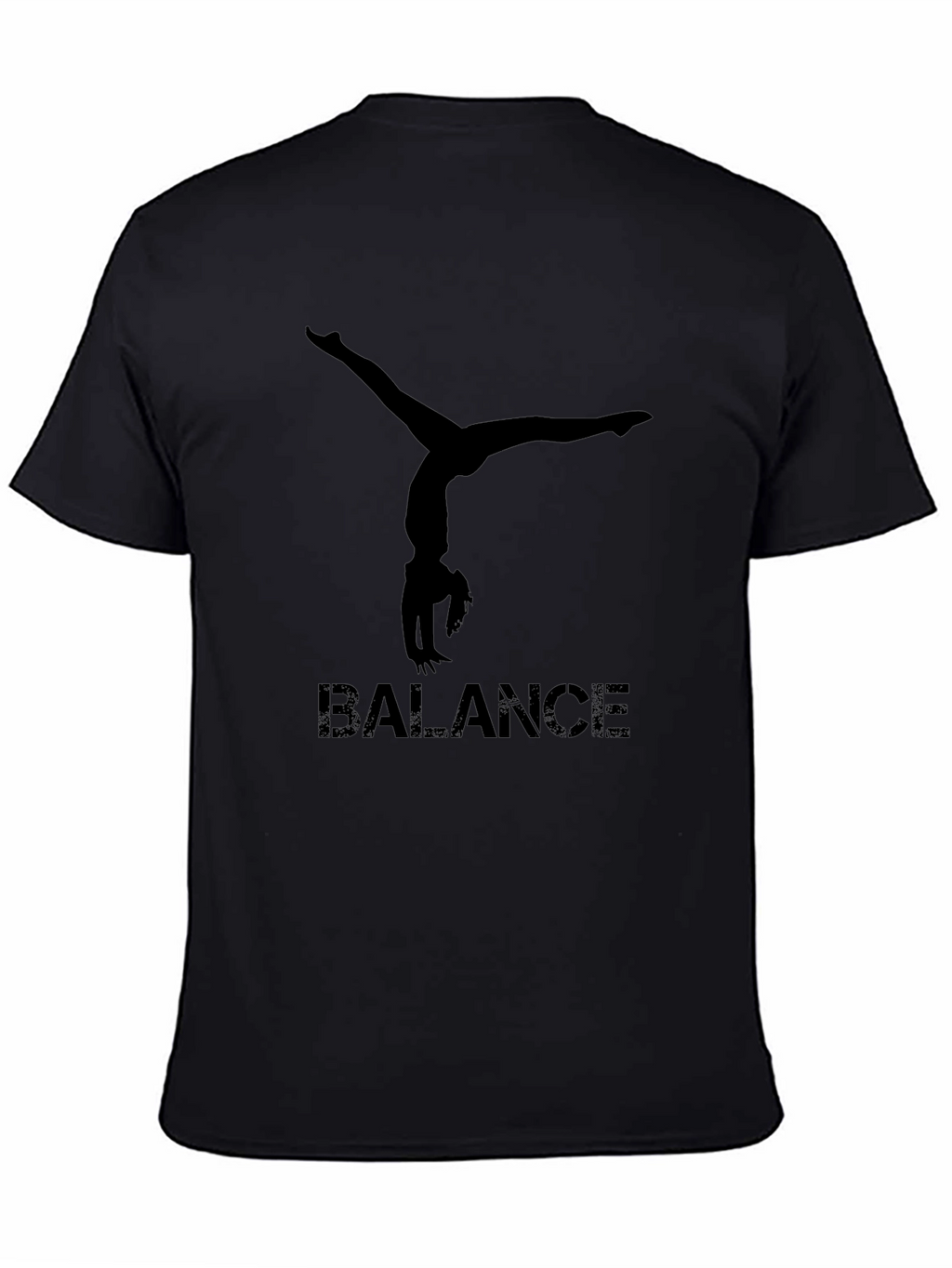 Balance Gymnast Black T-Shirt