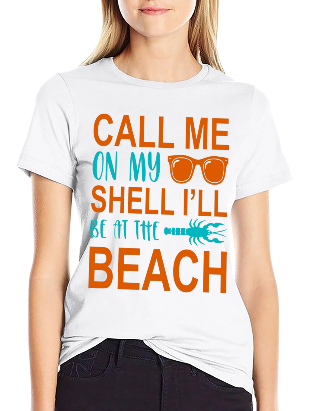 Call Me On My Shell Beach T-Shirt