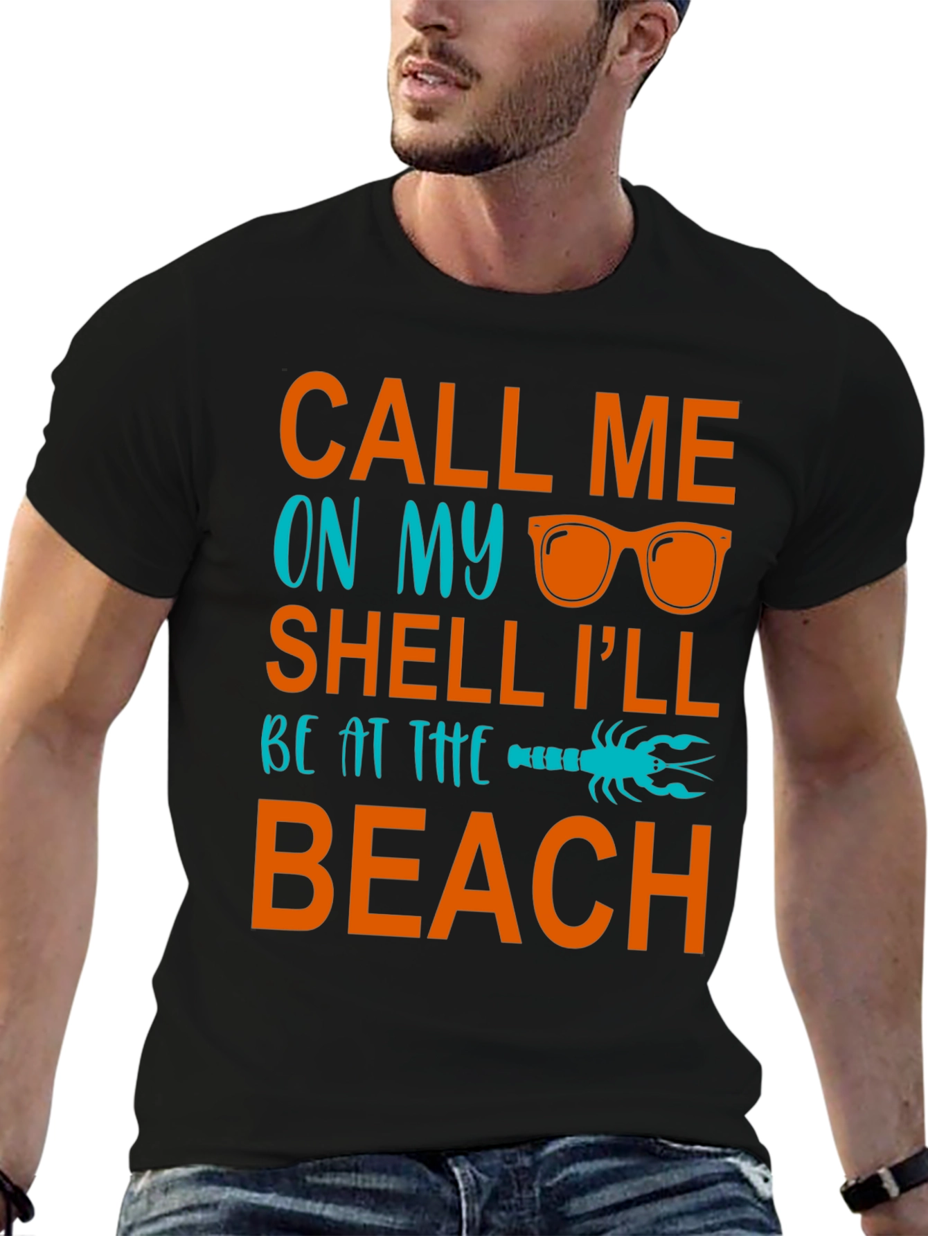 Call Me On My Shell Beach T-Shirt
