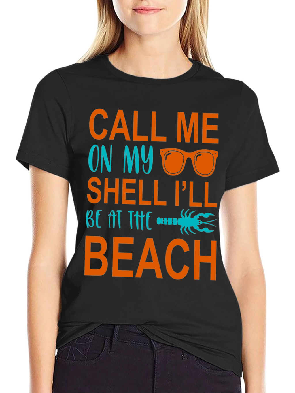 Call Me On My Shell Beach T-Shirt