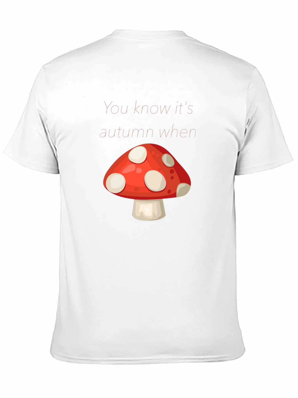 Autumn Mushroom Graphic Tee - Stylish Fall Apparel