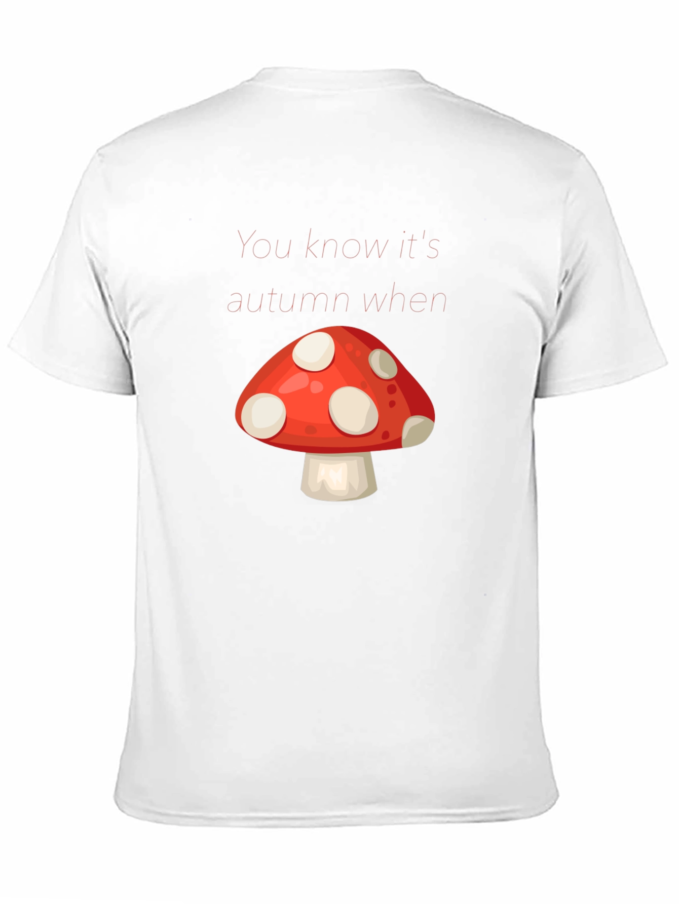 Autumn Mushroom Graphic Tee - Stylish Fall Apparel