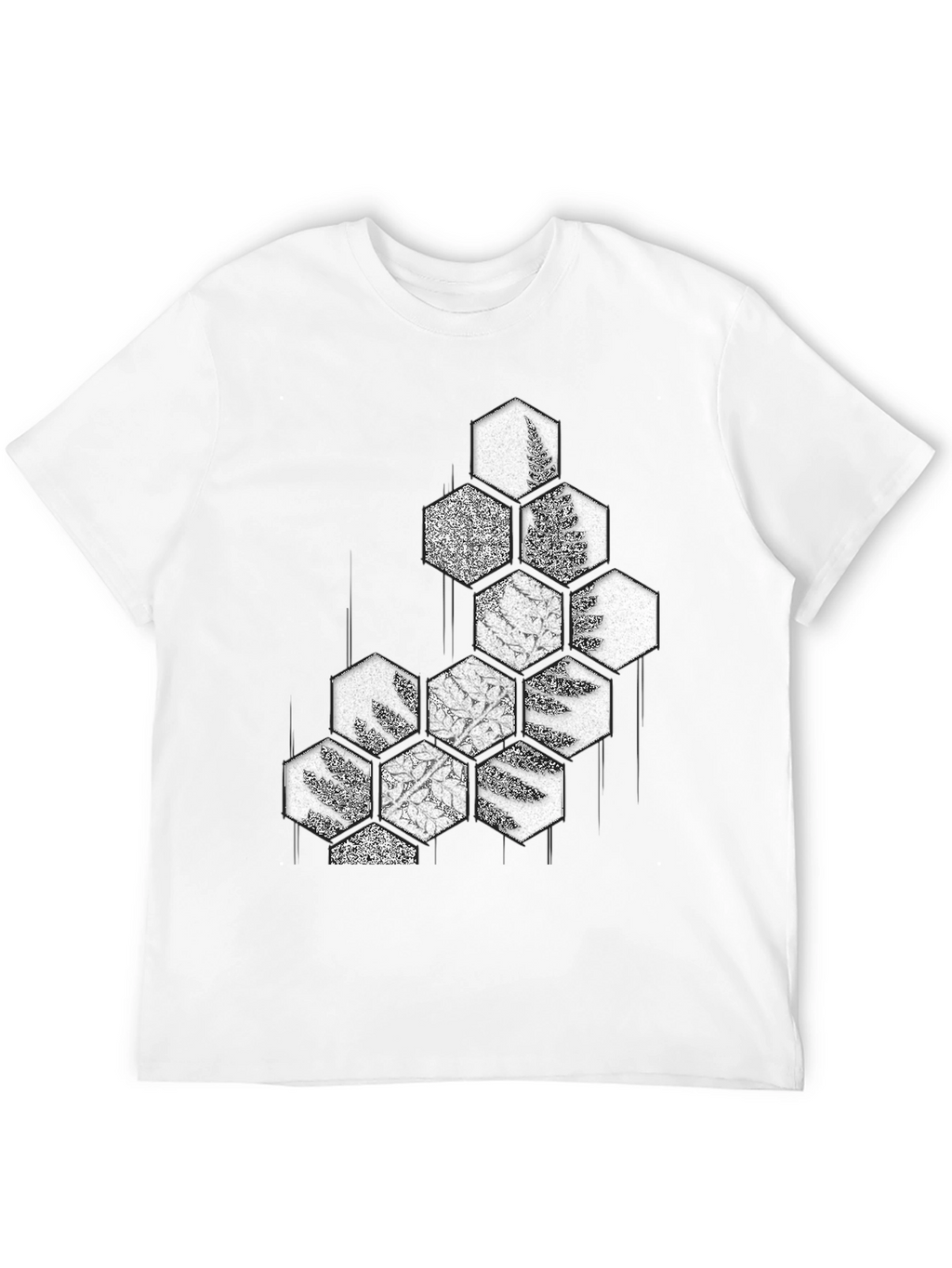 Nature Inspired Geometric Graphic Tee