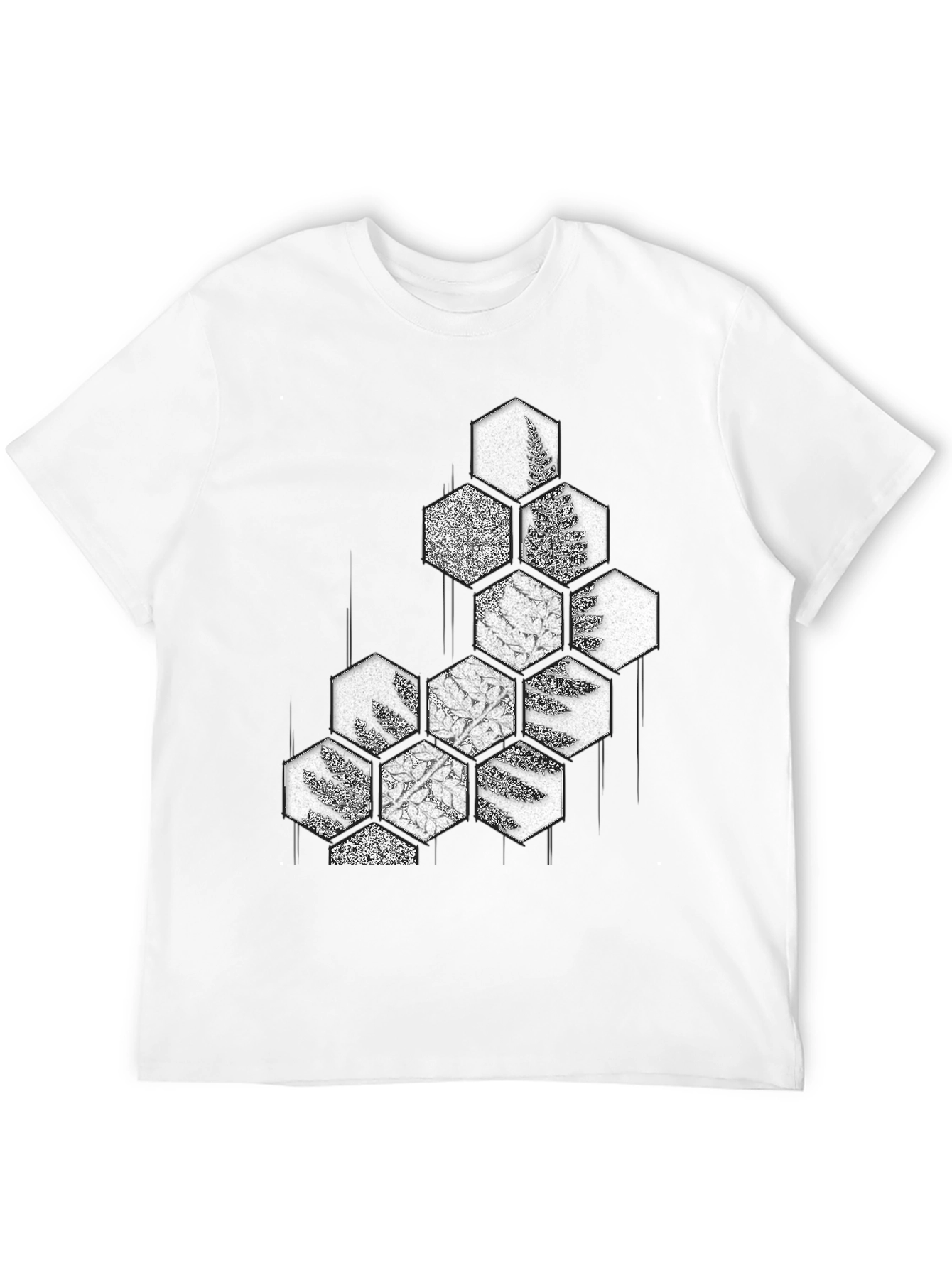Nature Inspired Geometric Graphic Tee