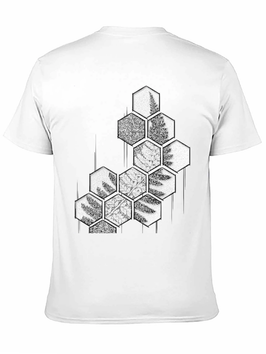 Nature Inspired Geometric Graphic Tee
