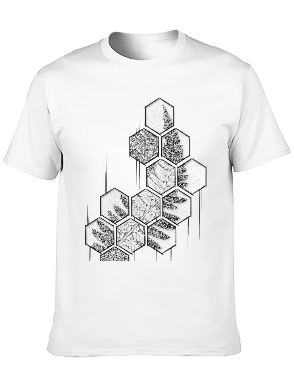 Nature Inspired Geometric Graphic Tee