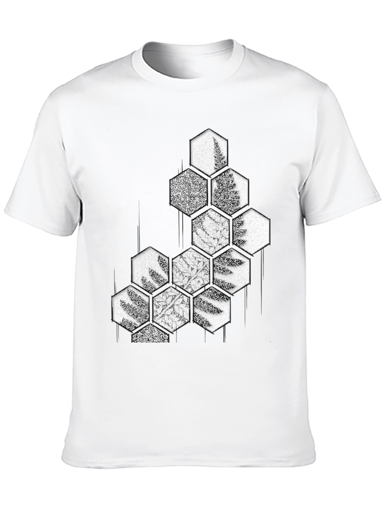Nature Inspired Geometric Graphic Tee
