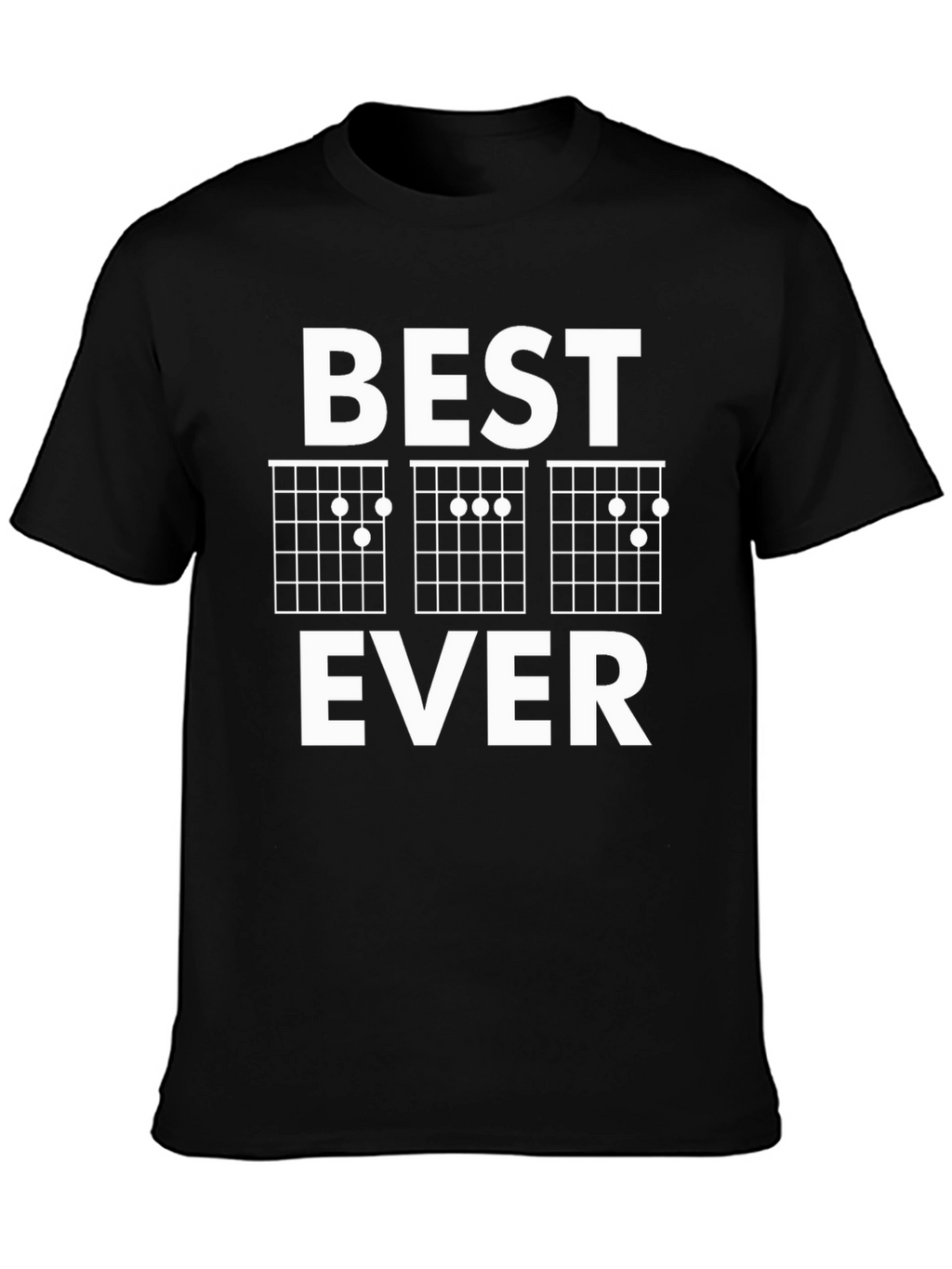 Best Guitar Chords Ever T-Shirt - Black