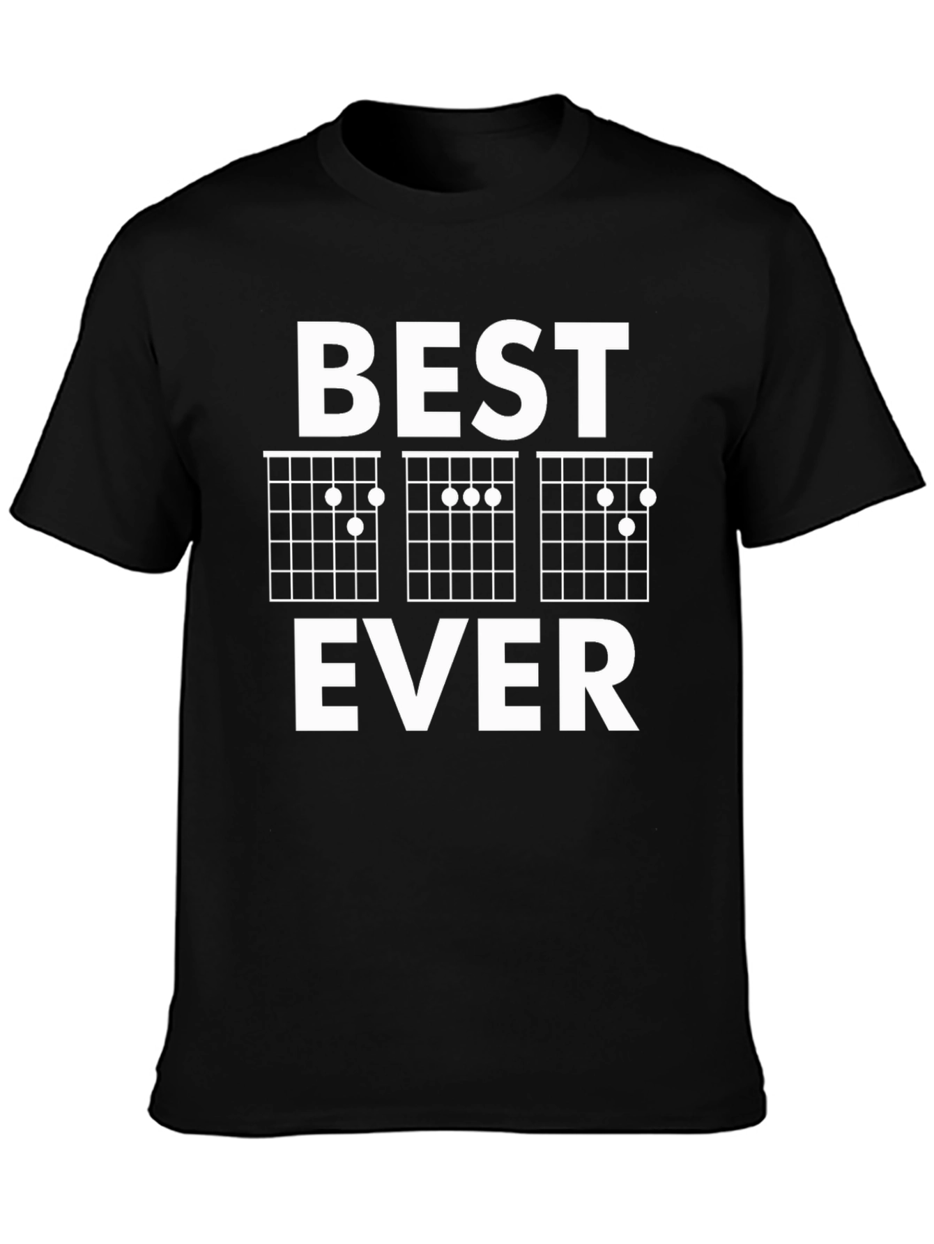 Best Guitar Chords Ever T-Shirt - Black